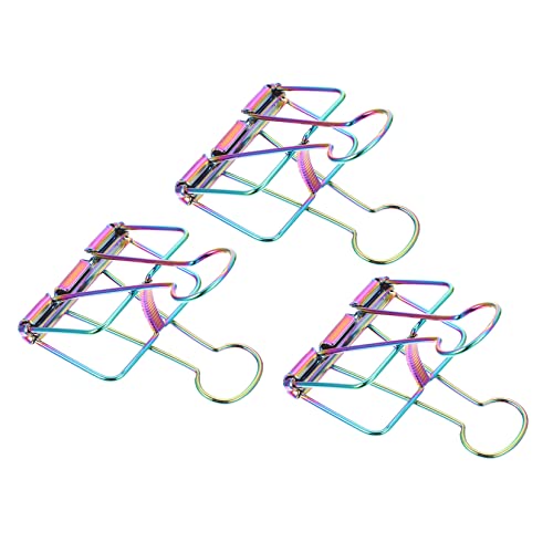 DIYEAH 3 Stück Praktische Paper Clips Kreative Büroklammern zur Aktenorganisation für Dokumente Rechnungen und Prüfungsunterlagen Dekorativ und Funktional von DIYEAH