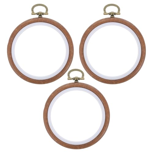 DIYEAH 3 Stück Runde Stickringe für Diy Kreuzstich und Nähprojekte und Elegant für Kreative Familienaktivitäten und Handwerk DIYEAH 3 Stück Runde Stickringe für Diy Kreuzstich und Nähprojekte und Elegant für Kreative Familienaktivitäten und Handwerk von DIYEAH