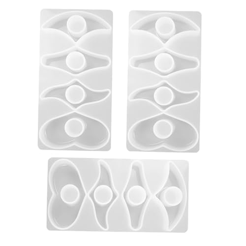 DIYEAH 3 Stück Silikon-form für Daumen-lesezeichen mit Spiegelglanz Langlebige Epoxidharz-gießformen Vielseitige Buchseitenhalter-moulds für Diy-buchzubehör und Schmuckherstellung von DIYEAH