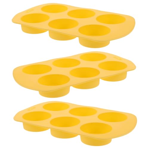 DIYEAH 3 Stück Silikon -zitronenform Herstellung Kerzenform Formen Diy Bastelform Obstsnacksform Handwerkliche Form Früchte Schimmeln Diy -seifenform Mode Silikonform Gelb Kieselgel von DIYEAH
