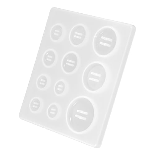 DIYEAH 3 Stück Silikonform für Knöpfe Diy Epoxidharz Gießform für Bastelprojekte Langlebige und Detaillierte Designs für Kleidung und Accessoires von DIYEAH