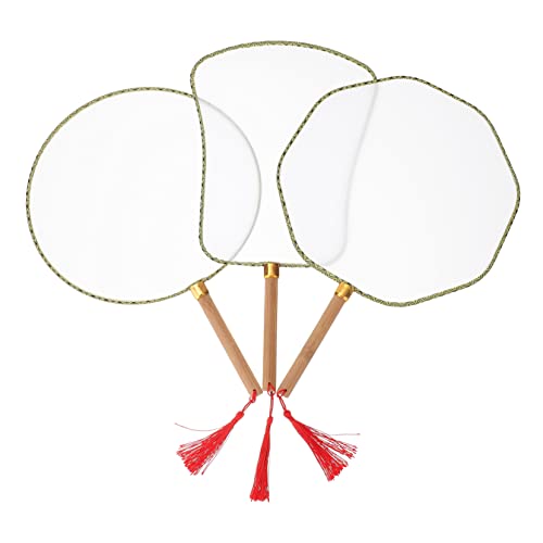 DIYEAH 3 Stück Teiliges DIY Zeichnen Fächer für Leere Bastel Fächer zum Malen Rundfächer mit Bambusgriff Malmaterial für Kreative Aktivitäten und Dekoration Zufällige Zufällige Farbe DIYEAH 3 Stück Teiliges DIY Zeichnen Fächer für Leere Bastel Fächer zum Malen Rundfächer mit Bambusgriff Malmaterial für Kreative Aktivitäten und Dekoration Zufällige Zufällige Farbe von DIYEAH