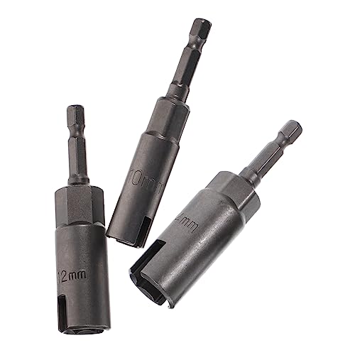 DIYEAH 3 Stück Teiliges Flügelmutter Werkzeugset Bohrmaschinenadapter für Plattenmuttern Hochfestem Vanadium Rostfrei und Langlebig für Schnelles Anziehen und Lösen von DIYEAH