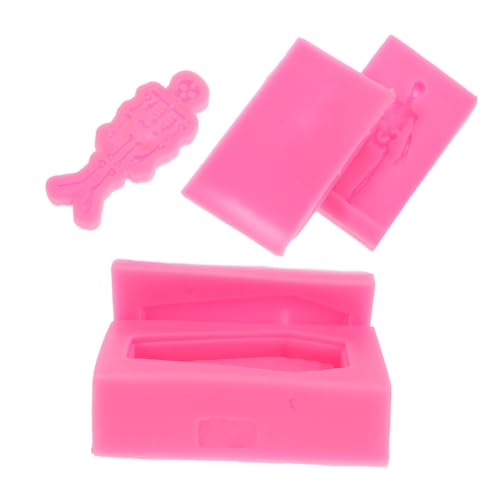 DIYEAH 3 Stück Teiliges Halloween Skelett Silikonform für Resin Schlüsselanhänger Flexible Langlebige Form für Epoxidharz Kunst DIY Schmuck Authentische Realistische Sarg Schädel Designs von DIYEAH