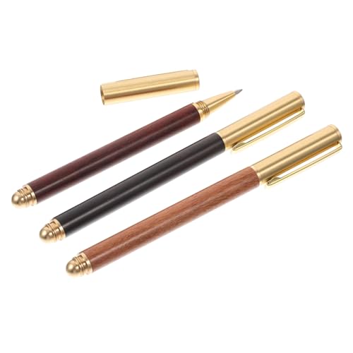 DIYEAH 3 Stück Teiliges Holz kugelschreiber Ergonomischem Design Glattem Schreibfluss Leicht und Platzsparend für Schüler und Bürogebrauch Geschenk kugelschreiber aus Edlem Holz DIYEAH 3 Stück Teiliges Holz kugelschreiber Ergonomischem Design Glattem Schreibfluss Leicht und Platzsparend für Schüler und Bürogebrauch Geschenk kugelschreiber aus Edlem Holz von DIYEAH