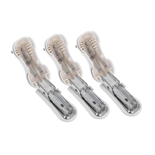 DIYEAH 3 Stück Teiliges Mini Panda Heftgerät Set Tragbares Heftgerät Tierform mit Integriertem Heftklammerentferner für Büro und Schule Platzsparend und Vielseitig Einsetzbar von DIYEAH