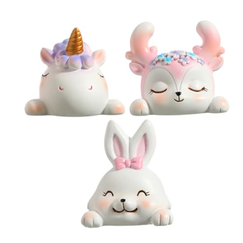 DIYEAH 3 Stück Teiliges Resin Kartenhalter Tischkartenhalter mit Niedlichen Einhorn Hase und Rentier Figuren Stabile Memo Clips für Hochzeits und Partydekoration Kompakt Langlebig und DIYEAH 3 Stück Teiliges Resin Kartenhalter Tischkartenhalter mit Niedlichen Einhorn Hase und Rentier Figuren Stabile Memo Clips für Hochzeits und Partydekoration Kompakt Langlebig und von DIYEAH