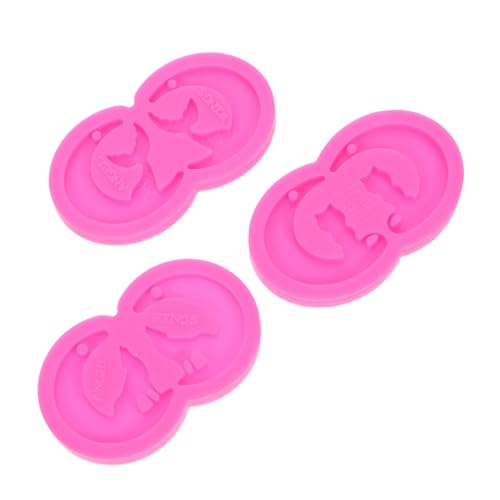 DIYEAH 3 Stück Teiliges Silikon Schmuckformen für Ohrringe mit Mond Katze Wolf und Meerjungfrau Flexible Langlebige Resin Gießformen für DIY Schmuck Anhänger Halsketten und Bastelprojekte von DIYEAH