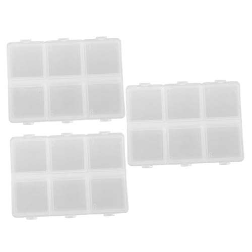 DIYEAH 3 Stück Transparente Mini Aufbewahrungsbox mit Deckel Kleine Kunststoff Organizer für Nagelkunst Schmuck und Kleinteile Staubdichte Aufbewahrung für Zuhause und Schreibtisch DIYEAH 3 Stück Transparente Mini Aufbewahrungsbox mit Deckel Kleine Kunststoff Organizer für Nagelkunst Schmuck und Kleinteile Staubdichte Aufbewahrung für Zuhause und Schreibtisch von DIYEAH