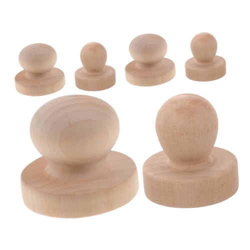 DIYEAH 3 Stück Unfertige Holzstempelgriffe Runde Diy Stempelgriffe Robustem Holz für Scrapbooking und Bastelarbeiten mit Komfortablem Halt und Eleganter Ästhetik DIYEAH 3 Stück Unfertige Holzstempelgriffe Runde Diy Stempelgriffe Robustem Holz für Scrapbooking und Bastelarbeiten mit Komfortablem Halt und Eleganter Ästhetik von DIYEAH