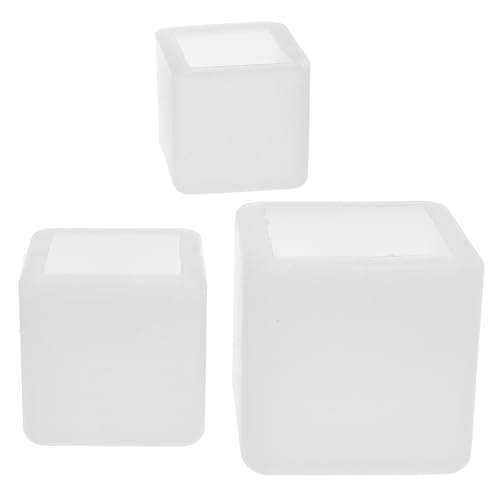 DIYEAH 3 Stück durchsichtige Silikon-Würfelformen – tiefe quadratische Epoxidharz-Gussform, transparente Würfel-Silikonform für Harzguss DIYEAH 3 Stück durchsichtige Silikon-Würfelformen – tiefe quadratische Epoxidharz-Gussform, transparente Würfel-Silikonform für Harzguss von DIYEAH