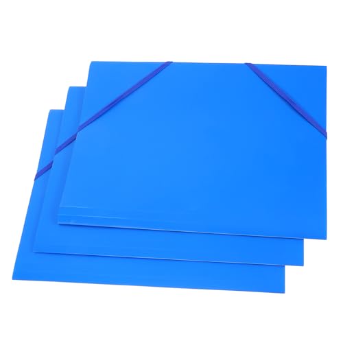 DIYEAH 3 Stück faltbarer Dokumentenorganisator mit elastischem Band, multifunktionale Datei-Mappe für Büro und Schule, Blau, 31,5 x 24 x 1 cm, Kunststoff DIYEAH 3 Stück faltbarer Dokumentenorganisator mit elastischem Band, multifunktionale Datei-Mappe für Büro und Schule, Blau, 31,5 x 24 x 1 cm, Kunststoff von DIYEAH