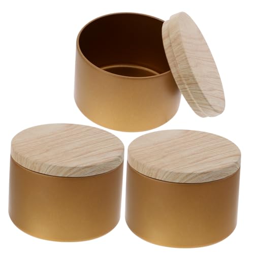 DIYEAH 3 Stücke Eisen Gläser Fillable Kerzen Leere Kerzenhalter Deckel Für Wohnkultur von DIYEAH