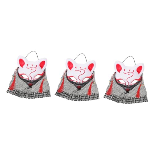 DIYEAH 3 Teilige Maske Für Halloween Party Halbtier Kürbis Kostüm Fuchs Plüsch Maskerade Halloween Purge Party Zubehör Partyzubehör Partyzubehör Partybedarf Kunststoff Rot DIYEAH 3 Teilige Maske Für Halloween Party Halbtier Kürbis Kostüm Fuchs Plüsch Maskerade Halloween Purge Party Zubehör Partyzubehör Partyzubehör Partybedarf Kunststoff Rot von DIYEAH