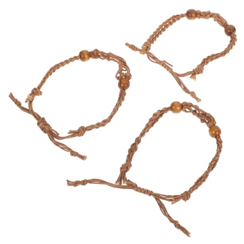 DIYEAH 3-teiliges Steinkäfig-armband: Geflochtener Armbandhalter, Verstellbar Für Charms – Netzkordel Für Kristalle – Zubehör Zur Schmuckherstellung von DIYEAH