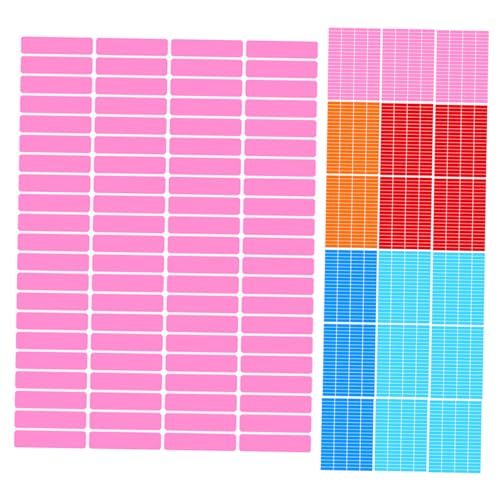DIYEAH 30 Blatt Beschriftungsetiketten Codieretiketten Etikettenpapieraufkleber Verpackungsklebeetiketten Selbstklebende Rechteckige Aufkleber Bunte Namensschildetiketten DIYEAH 30 Blatt Beschriftungsetiketten Codieretiketten Etikettenpapieraufkleber Verpackungsklebeetiketten Selbstklebende Rechteckige Aufkleber Bunte Namensschildetiketten von DIYEAH