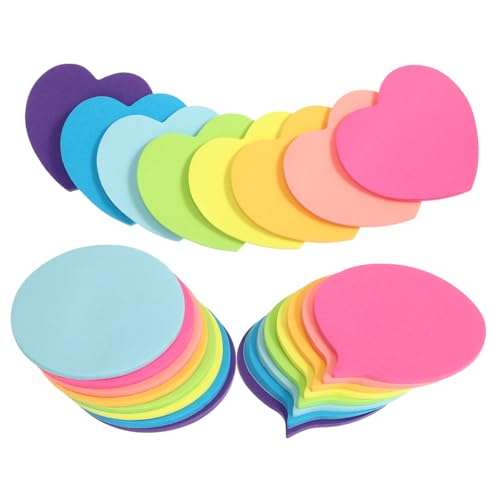 DIYEAH 30 Blatt Mini Haftnotizen Set für Schüler Bunte Selbstklebende Notizblöcke für Schule Büro und Zuhause Starker Kleber Praktische Anwendung Vielseitig Einsetzbar von DIYEAH