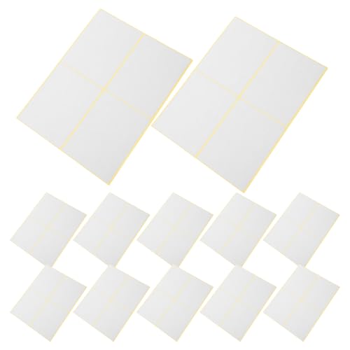 DIYEAH 30 Blatt Selbstklebende Sticker für Versand Versandmanagement Universalgröße für Drucker für Büro Lager und Versand Etiketten pro Blatt von DIYEAH