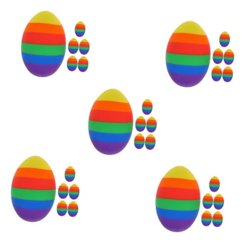 DIYEAH 30 Stck. Ostern Mini Radiergummis Niedliche Eier Radierer für Klassenzimmerpreise und Lehrmaterialien Kreative Schreibwaren für Schule und Büro von DIYEAH