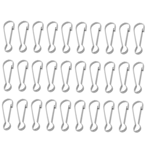 DIYEAH 30 Stück Edelstahlschwein Gallenblase schlüsselanhänger karabinerhaken Abzeichen Key Ringhaken Edelstahl -Lanyard -Schnapphaken Lanyard -Schnappfederhaken Rostfreier Stahl Silber DIYEAH 30 Stück Edelstahlschwein Gallenblase schlüsselanhänger karabinerhaken Abzeichen Key Ringhaken Edelstahl -Lanyard -Schnapphaken Lanyard -Schnappfederhaken Rostfreier Stahl Silber von DIYEAH