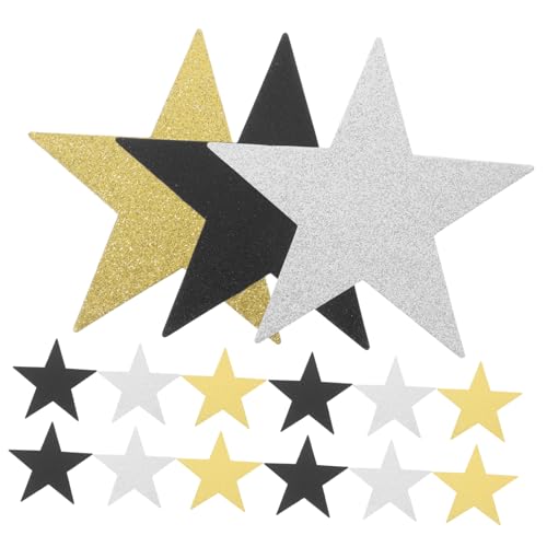 DIYEAH 30 Stück Handscherenschnitt Mit Fünfzackigem Stern Festival Sterne Party Willkommen Wand Für Farbig Goldenes Konfetti Ausgeschnitten Funkeln Sternkonfetti Gold Papier DIYEAH 30 Stück Handscherenschnitt Mit Fünfzackigem Stern Festival Sterne Party Willkommen Wand Für Farbig Goldenes Konfetti Ausgeschnitten Funkeln Sternkonfetti Gold Papier von DIYEAH