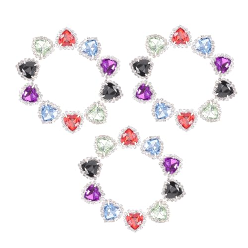 DIYEAH 30 Stück Herz Strasssteine Flache Rückseite zum Aufnähen Metallknöpfe mit Krallenfassung Glitzernde Schmucksteine für DIY Kleidung Hochzeits Haaraccessoires Silberfarben DIYEAH 30 Stück Herz Strasssteine Flache Rückseite zum Aufnähen Metallknöpfe mit Krallenfassung Glitzernde Schmucksteine für DIY Kleidung Hochzeits Haaraccessoires Silberfarben von DIYEAH