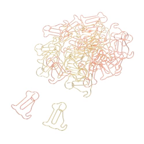 DIYEAH 30 Stück Hundepapierclip Liefert Hochzeitsclips Kleine Heftklammern Dekorationshundclips Schulbüro-clips Kleine Papierklammern Planer Büroklammern Papier Organisieren Clip Eisen von DIYEAH