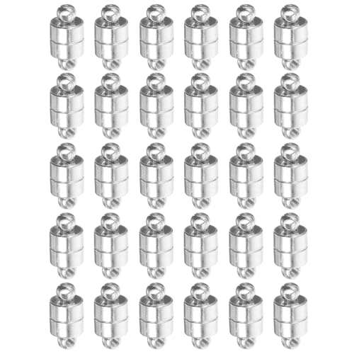 DIYEAH 30 Stück Magnetverschlüsse: Magnetverschlüsse für Schmuck für DIY-Projekte – Kupferkonverter, sichere Befestigungsverbinder für Halsketten und Armbänder DIYEAH 30 Stück Magnetverschlüsse: Magnetverschlüsse für Schmuck für DIY-Projekte – Kupferkonverter, sichere Befestigungsverbinder für Halsketten und Armbänder von DIYEAH