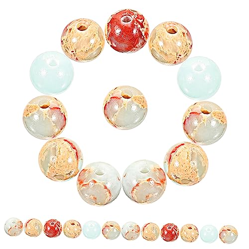DIYEAH 30 Stück Polierte Steinperlen Lose Beads für Diy Schmuckherstellung Armband Halskette Dekoration und Bastelprojekte DIYEAH 30 Stück Polierte Steinperlen Lose Beads für Diy Schmuckherstellung Armband Halskette Dekoration und Bastelprojekte von DIYEAH