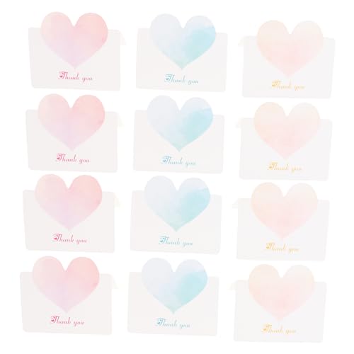 DIYEAH 30 Stück Teiliges Dankeskarten Klappkarten mit Floralem Design Bunte Grußkarten für Hochzeit Geburtstagsfeiern und Babygeburt Vielseitige Danksagungskarten für Geschäft und von DIYEAH