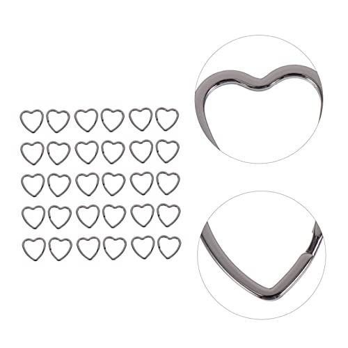 DIYEAH 30 Stück Teiliges Herzförmige Metall Schlüsselringe Split Key Rings für Diy Schlüsselanhänger Stabile Schlüsselhalter für Bastelarbeiten Langlebig und Formbeständig Silberfarben DIYEAH 30 Stück Teiliges Herzförmige Metall Schlüsselringe Split Key Rings für Diy Schlüsselanhänger Stabile Schlüsselhalter für Bastelarbeiten Langlebig und Formbeständig Silberfarben von DIYEAH