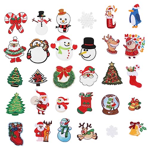 DIYEAH 30 Stück Weihnachtssticker Aus Stoff Weihnachtspatches Stickereiflecken Weihnachtsmotive Zum Nähen Weihnachtsaufnäher Weihnachten Weihnachtsapplikationen Hängend Party Stoffflecken DIYEAH 30 Stück Weihnachtssticker Aus Stoff Weihnachtspatches Stickereiflecken Weihnachtsmotive Zum Nähen Weihnachtsaufnäher Weihnachten Weihnachtsapplikationen Hängend Party Stoffflecken von DIYEAH