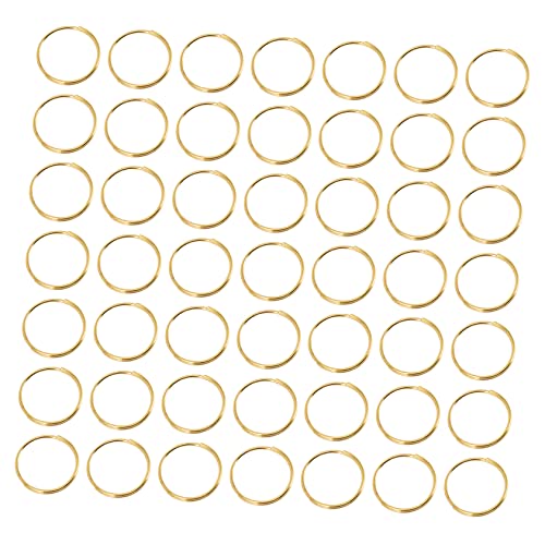 DIYEAH 300 Stück Edelstahl Kronleuchter Verbindungsringe Kristallkugel Ringe für Lampenpendant DIY Kristallvorhang Zubehör Robust Hitze Kältebeständig Vielseitig für Wohnbeleuchtung von DIYEAH