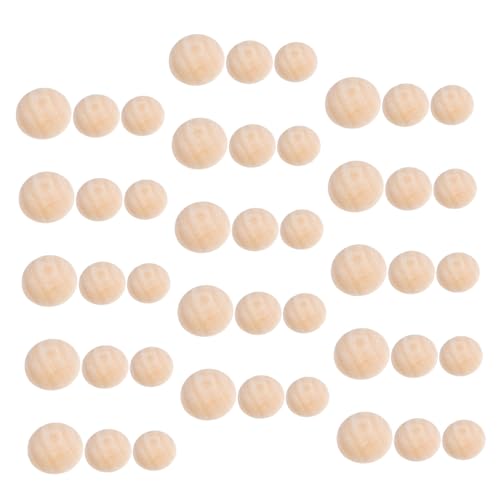 DIYEAH 300 Stück Halbrunde Holzperlen Unbehandelte Holzkugeln für DIY Puppen Basteln Schmuckherstellung Weihnachtskränze und Holzhandwerk Projekte DIYEAH 300 Stück Halbrunde Holzperlen Unbehandelte Holzkugeln für DIY Puppen Basteln Schmuckherstellung Weihnachtskränze und Holzhandwerk Projekte von DIYEAH