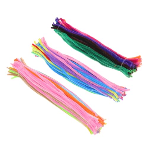 DIYEAH 300 Stück Teiliges DIY Bastelset für Bunte Flexible Chenilledraht Sticks aus Langlebigem Material Fördert Kreativität Hand auge koordination und Logisches Denken als Geschenk für von DIYEAH
