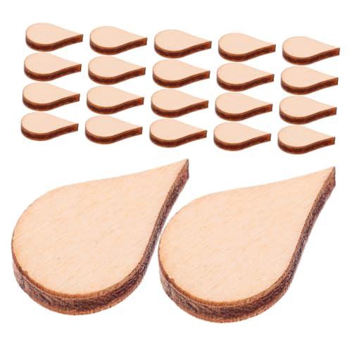 DIYEAH 300 Stück Wasserdropfenförmige Holz Ausschnitte für Diy Blanko Holzformen zum Malen und Basteln Bastelbedarf für Kreative Projekte DIYEAH 300 Stück Wasserdropfenförmige Holz Ausschnitte für Diy Blanko Holzformen zum Malen und Basteln Bastelbedarf für Kreative Projekte von DIYEAH
