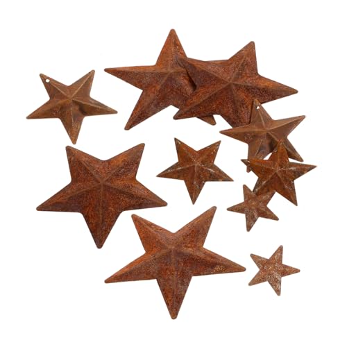 DIYEAH 30Stücke Rostige Metallsterne Retro Eisensterne zur Wanddekoration Rustikale Sterne für Garten und Zuhause Handwerksornament Verschiedenen DIYEAH 30Stücke Rostige Metallsterne Retro Eisensterne zur Wanddekoration Rustikale Sterne für Garten und Zuhause Handwerksornament Verschiedenen von DIYEAH