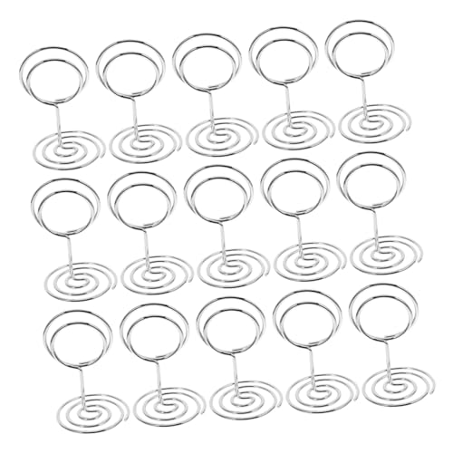 DIYEAH 31 Stück Teiliges Tischkartenhalter aus Robustem Metall Elegante Menükarten und Fotohalter für Hochzeiten Partys und Veranstaltungen Silberfarben Öffnung Langlebig und DIYEAH 31 Stück Teiliges Tischkartenhalter aus Robustem Metall Elegante Menükarten und Fotohalter für Hochzeiten Partys und Veranstaltungen Silberfarben Öffnung Langlebig und von DIYEAH