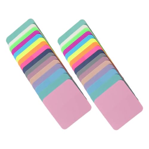 DIYEAH 32 Stück Teiliges Quadratische Halbtransparente Pet Index Tabs mit Starker Haftung Fluoreszierende und Farben Vielseitige Haftnotizen für Büro Schule und Zuhause Markieren und von DIYEAH