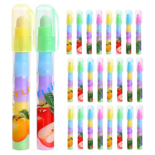 DIYEAH 36 Stück Früchte Radiergummi süße Radiergummis kawaii Fun Eraser für lustige Radiergummis von DIYEAH