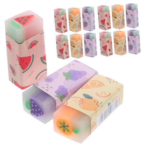 DIYEAH 36 Stück Radiergummis Frucht Design Lustige Radierer Duft Radiergummis für Schule und Büro DIYEAH 36 Stück Radiergummis Frucht Design Lustige Radierer Duft Radiergummis für Schule und Büro von DIYEAH