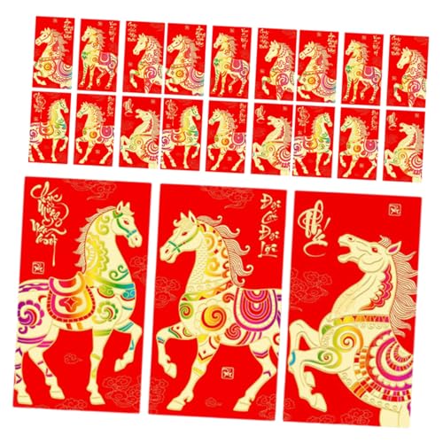 DIYEAH 36 Stück Teiliges Chinesische Neujahrs geldumschläge Pferdejahr Rote Geldumschläge mit Traditionellem Design Großes Fassungsvermögen Stabile Papierqualität für Frühlingsfest und DIYEAH 36 Stück Teiliges Chinesische Neujahrs geldumschläge Pferdejahr Rote Geldumschläge mit Traditionellem Design Großes Fassungsvermögen Stabile Papierqualität für Frühlingsfest und von DIYEAH