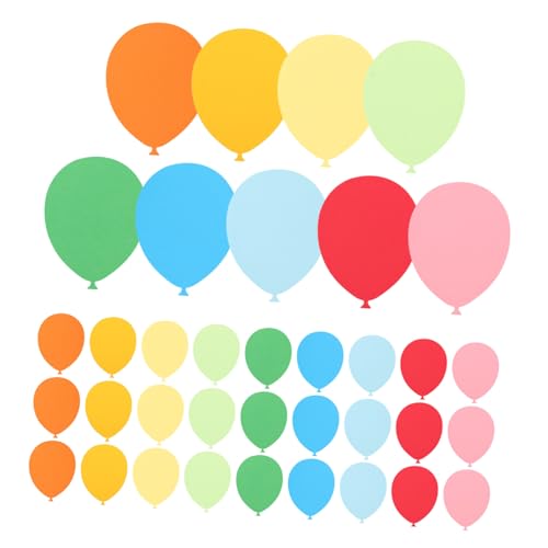 DIYEAH 36 Stück Teiliges Handgeschnittene Papier-ballon-dekorationen Bunte Wiederverwendbare Wand Bulletin-board-verzierungen für Geburtstag Klassenzimmer und Hochzeitsfeiern DIYEAH 36 Stück Teiliges Handgeschnittene Papier-ballon-dekorationen Bunte Wiederverwendbare Wand Bulletin-board-verzierungen für Geburtstag Klassenzimmer und Hochzeitsfeiern von DIYEAH