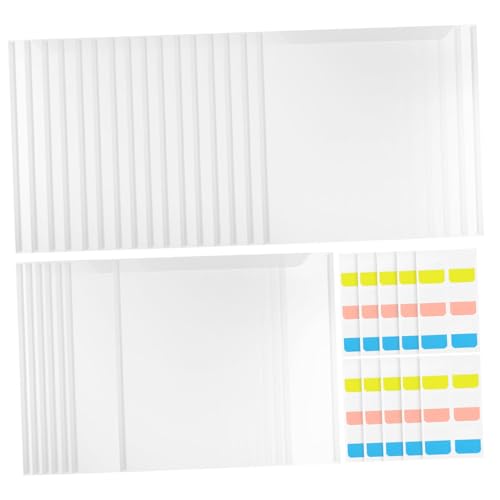 DIYEAH 36 Stück Transparentes Datei Organizer Set für Effektive Papierorganisation Praktische Hüllen für Zuhause Schule und Büro DIYEAH 36 Stück Transparentes Datei Organizer Set für Effektive Papierorganisation Praktische Hüllen für Zuhause Schule und Büro von DIYEAH