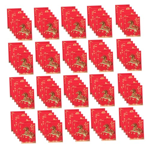 DIYEAH 360 Stück Rote Glücksgeldumschläge Jahr Des Pferdes Lunar Year Envelopes Frühlingsfest Geldumschläge Für Geburtstage Hochzeiten Abschlussfeiern Shower DIYEAH 360 Stück Rote Glücksgeldumschläge Jahr Des Pferdes Lunar Year Envelopes Frühlingsfest Geldumschläge Für Geburtstage Hochzeiten Abschlussfeiern Shower von DIYEAH