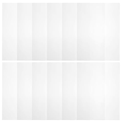 DIYEAH 37 Stück Kunststoffordner, A4, transparente Projekttasche, transparente Hüllen, L-Dateiordner, Papierdokumentenhülle, Büro, Schule, Papierschutz von DIYEAH