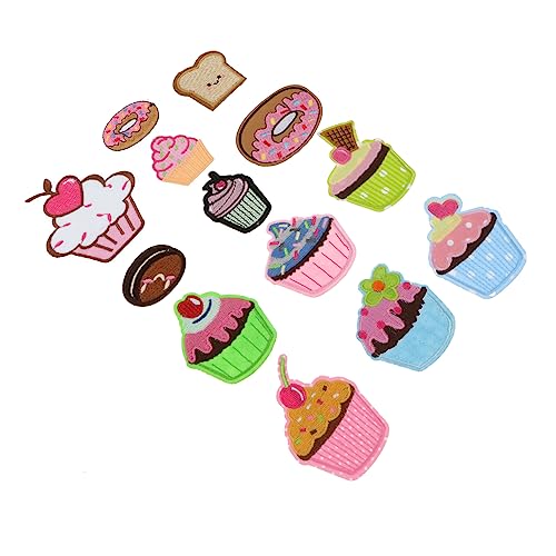 DIYEAH 39 Stk Teiliges Bestickte Cupcake Aufnäher zum Aufbügeln und Aufnähen Hochwertige Stoffpatches für Kleidung DIY Dekoration für Mädchen und Vielseitig für Jacken Jeans Taschen DIYEAH 39 Stk Teiliges Bestickte Cupcake Aufnäher zum Aufbügeln und Aufnähen Hochwertige Stoffpatches für Kleidung DIY Dekoration für Mädchen und Vielseitig für Jacken Jeans Taschen von DIYEAH