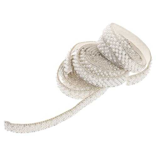DIYEAH 3Rollen Perlen Strassband Selbstklebend Bling Dekoratives DIY Schmuckband für Hochzeit Party Gürtel Schuhe Handtaschen Kreative Bastelprojekte DIYEAH 3Rollen Perlen Strassband Selbstklebend Bling Dekoratives DIY Schmuckband für Hochzeit Party Gürtel Schuhe Handtaschen Kreative Bastelprojekte von DIYEAH