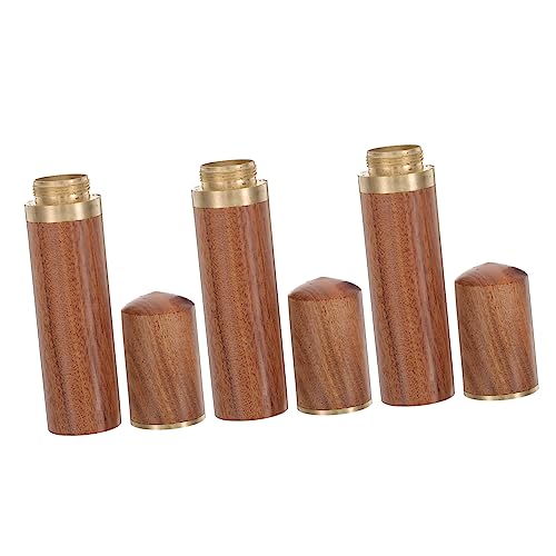 DIYEAH 3Stücke Holzkäppchen Nähnadelkiste Nähnadeln Aufbewahrungsbox für Sticknadeln Langlebig und Leicht für Handarbeiten und Reisen Stilvolles Design mit Großer von DIYEAH