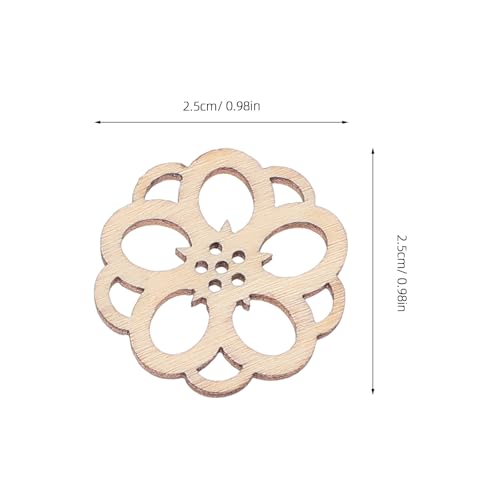 DIYEAH 4 Beutel DIY-Holzformen zum Bemalen und Ausmalen von unfertigen Blumen und Blättern. Holzausschnitte für Scrapbooking und Feiertagsdekorationen DIYEAH 4 Beutel DIY-Holzformen zum Bemalen und Ausmalen von unfertigen Blumen und Blättern. Holzausschnitte für Scrapbooking und Feiertagsdekorationen von DIYEAH